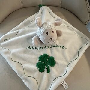 Snuggly Sheep & Shamrock Baby Comforter